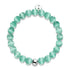 Sarcelle | Argent sterling .925 | Bracelet en verre du Cheshire